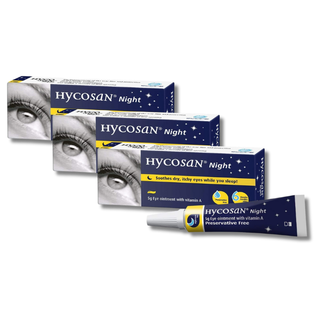 Hycosan Night Ointment 5g Pack of 3