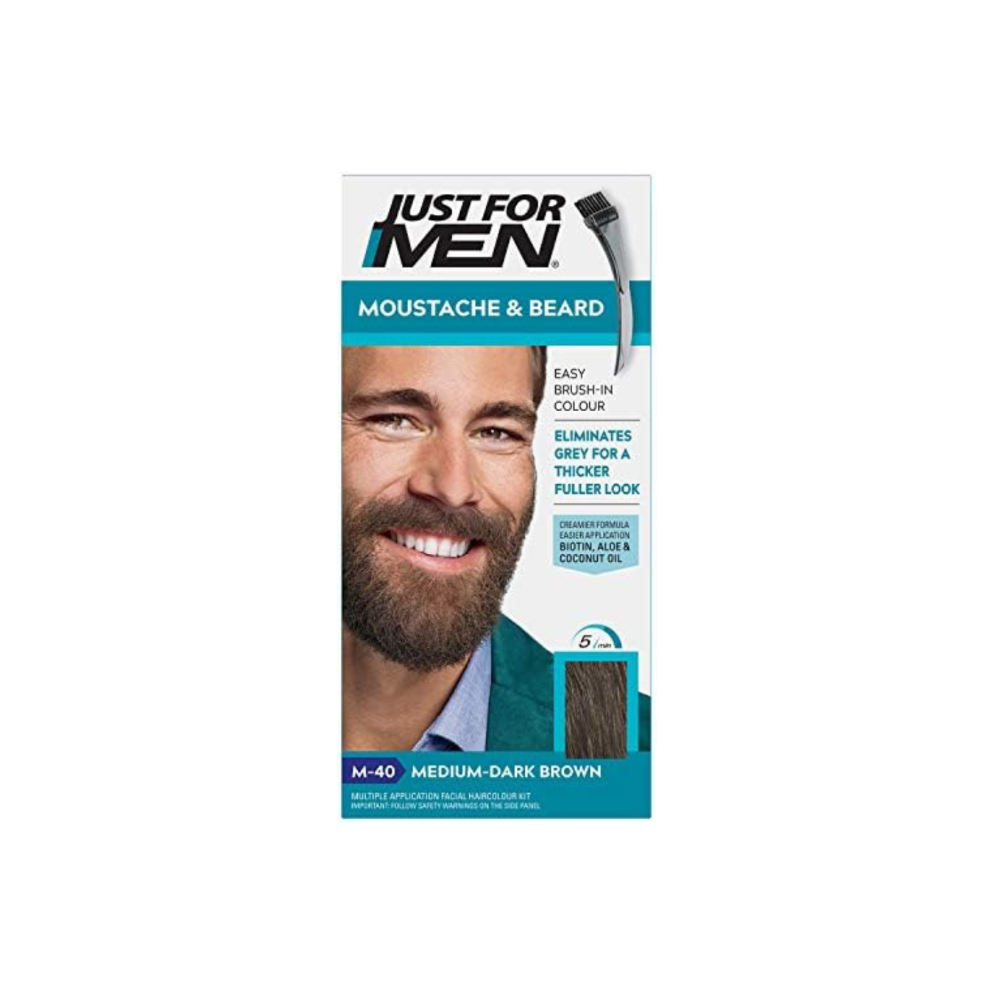 Just for Men Beard Gel Medium Dark Brown M-40