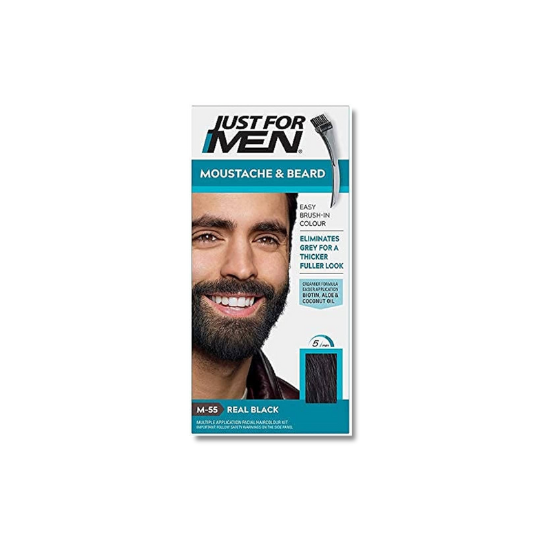 Just for Men Beard Gel Real Black M-55