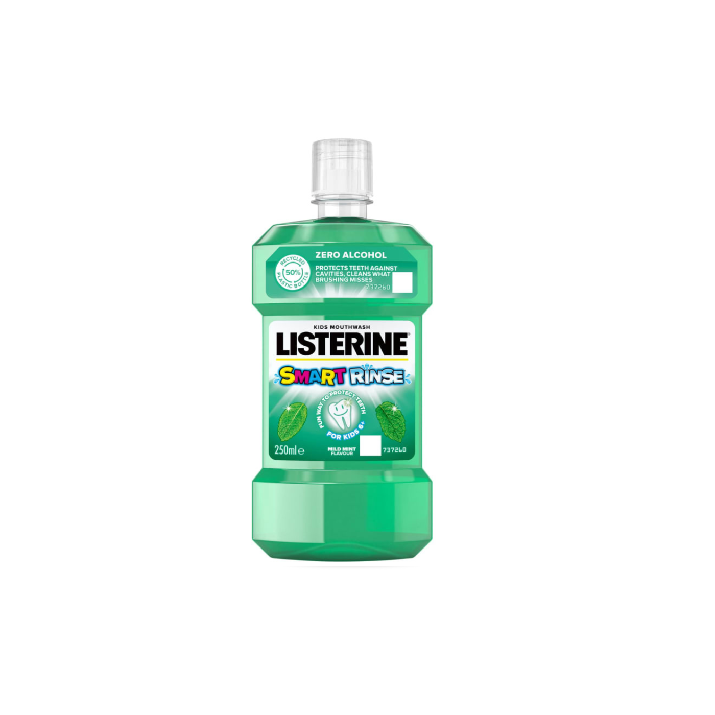 Listerine Smart Rinse Kids Mouthwash Mild Mint - 250ml