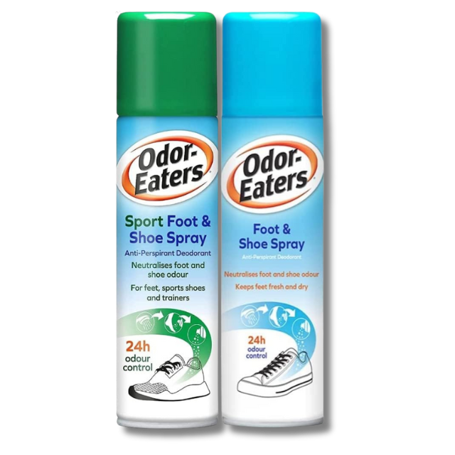 Odor-Eaters Sport Bottle - 150ml and Shoe Anti-Perspirant Spray blue -  150ml