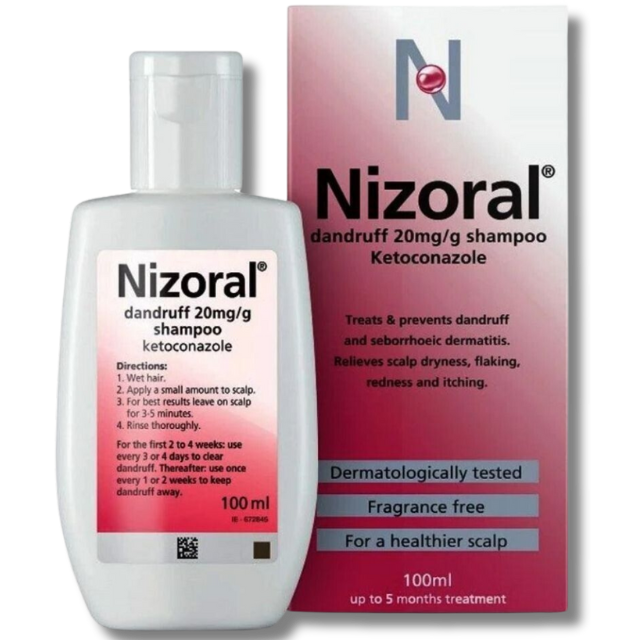 Nizoral Anti-Dandruff Shampoo - 100ml (Expiry - 08/2024)