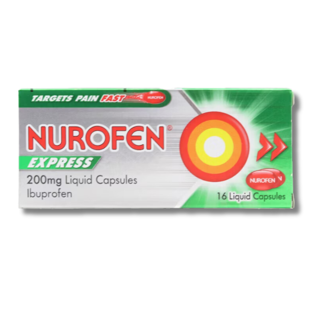Nurofen Express 200mg - 16 Liquid Capsules