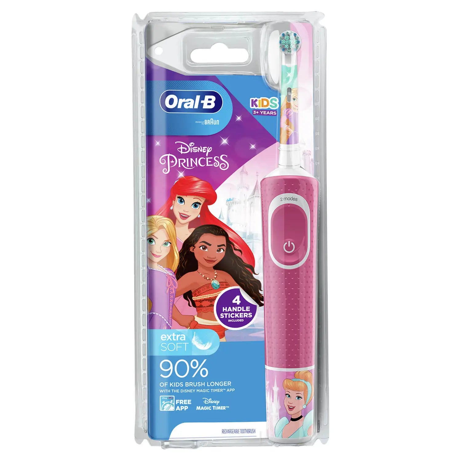 Oral-B Kids Electric Rechargeable Toothbrush Disney Princess
