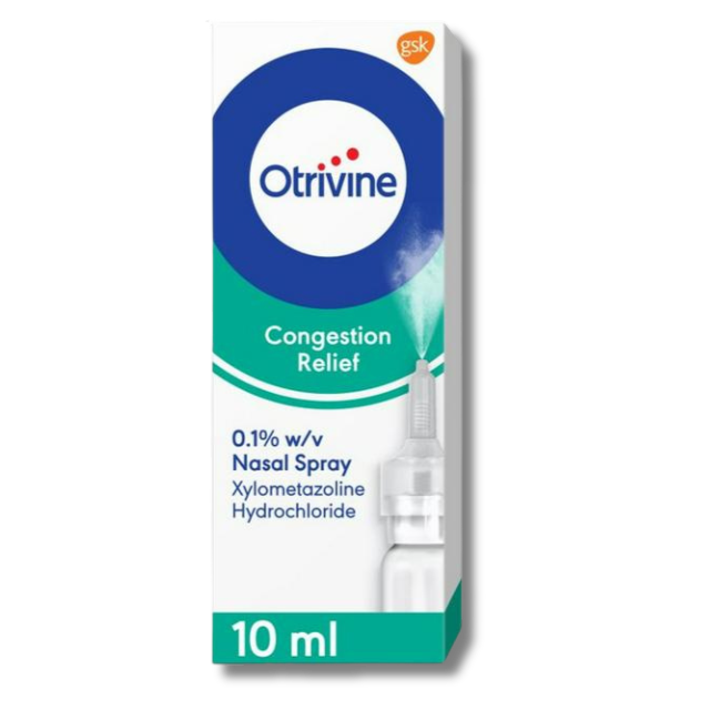 Otrivine Nasal Spray For Congestion Relief – 10ml