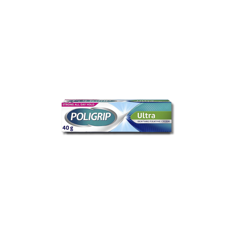 Poligrip Ultra Denture Fixative Cream - 40g