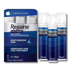 Regaine For Men Extra Strength Scalp Foam - 3 Months Supply