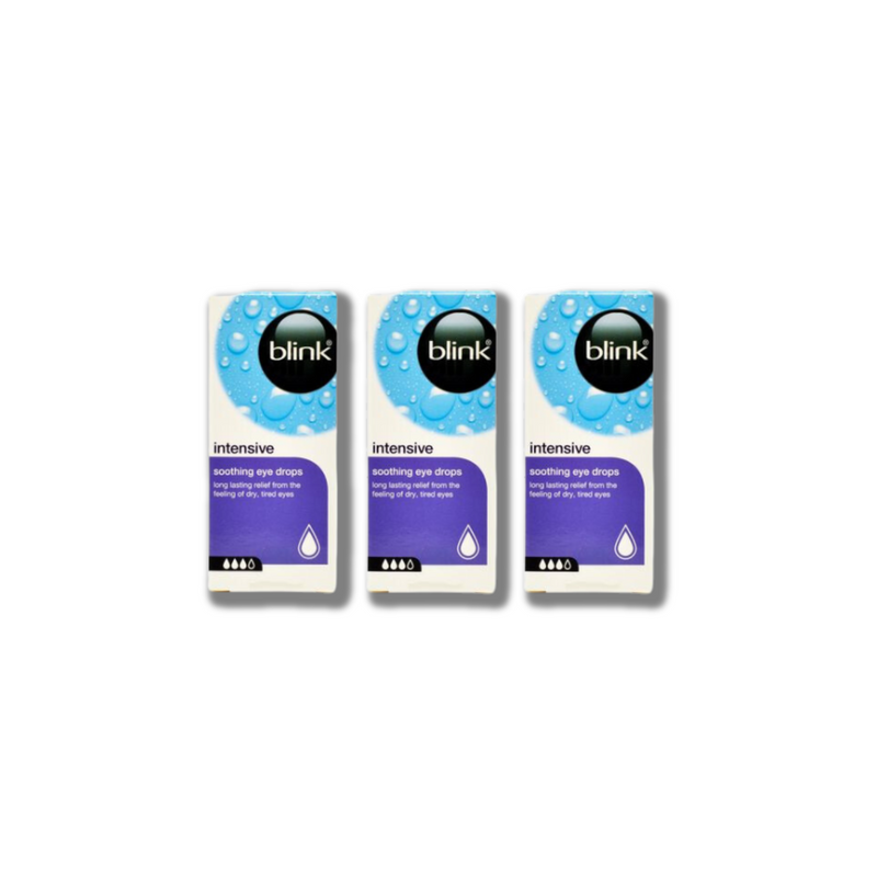 Blink Intensive Tears Soothing Eye Drops - 10ml - Pack of 3
