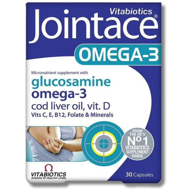 Vitabiotics Jointace Omega-3 Glucosamine – 30 Capsules