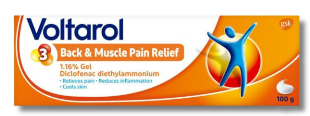 Voltarol Back & Muscle Pain Relief 1.16% Gel - 100g