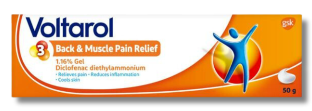 Voltarol Back & Muscle Pain Relief 1.16% Gel - 50g