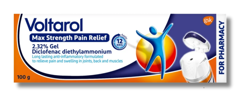 Voltarol Max Strength Pain Relief 2.32% Gel - 100g