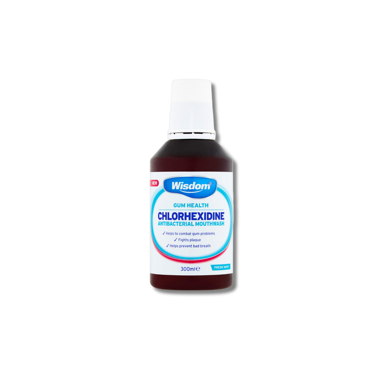 Wisdom Chlorhexidine Digluconate Mouthwash Fresh Mint Flavour - 300ml