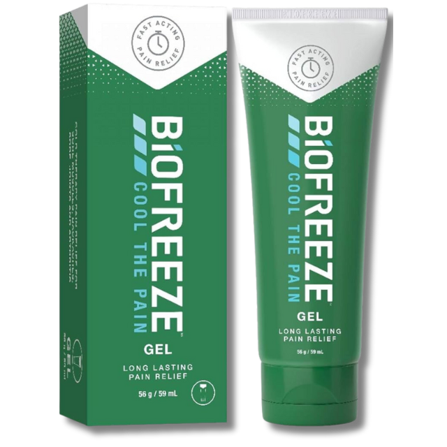 Biofreeze Pain Relief Gel – 59ml - Topical Analgesic Gel For Long Lasting Pain Relief - Relieves Muscle & Joint Pain, Strains, Sprains & Arthritis