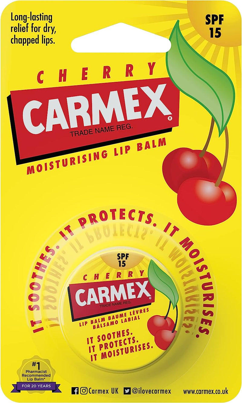 Carmex cherry lip balm
