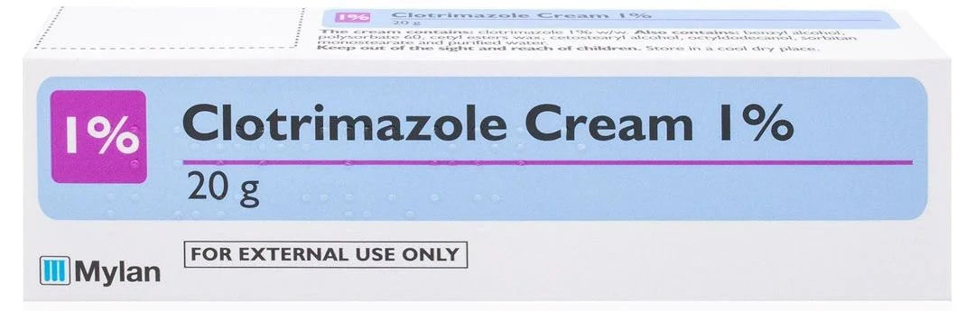 Care Clotrimazole 1% cream - 20g (Brand May Vary)