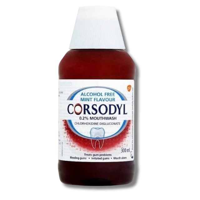 Corsodyl 0.2% Mouthwash Alcohol Free Mint Flavour - 300ml