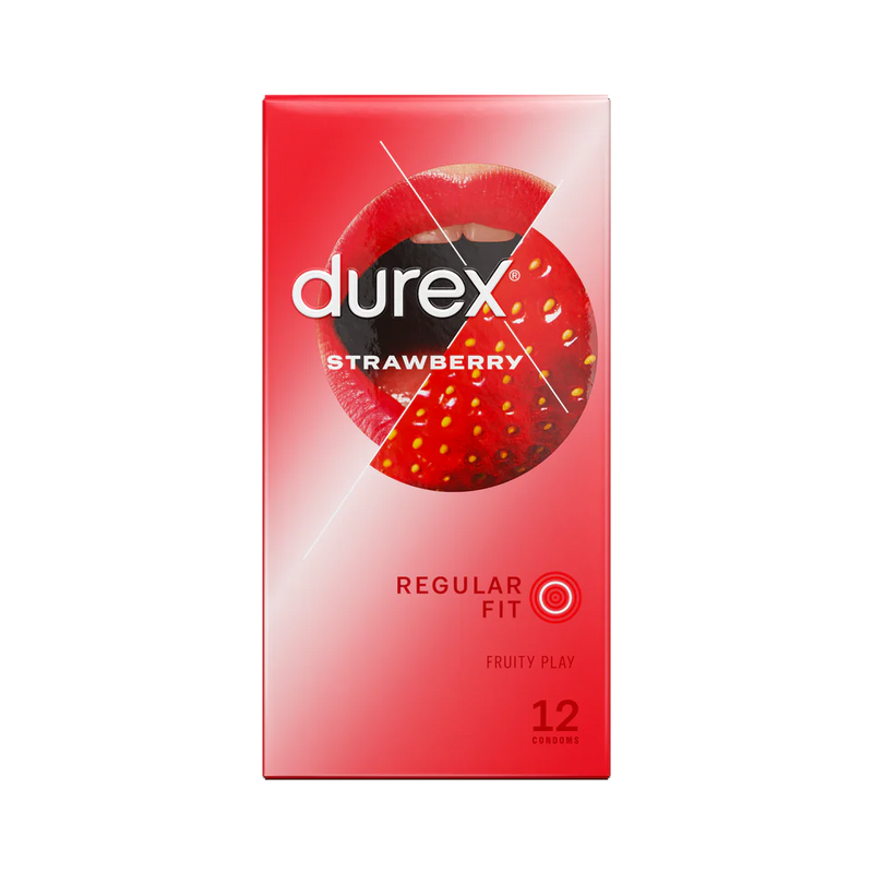 Durex Strawberry Condoms - 12 Pack