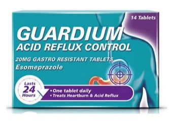 Guardium Acid Reflux Control 20mg Gastro-Resistant - 14 Tablets