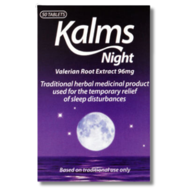 Kalms Night Valerian 96mg – 50 Tablets