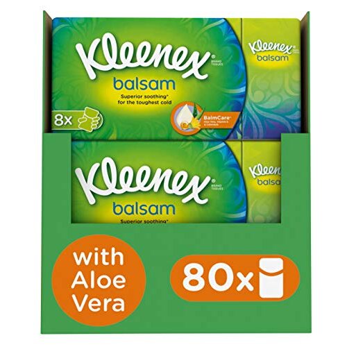 Kleenex Balsam Tissues 80 Pocket Tissues