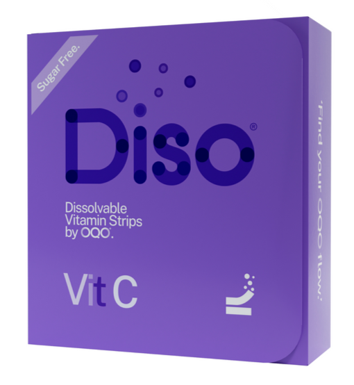 Vitamin C Oral Strips - Diso Elderberry - 30 Dissolvable Oral Strips