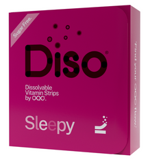 Sleep Multi-Vitamin Oral Strips - Diso Cherry - 30 Dissolvable Oral Strips