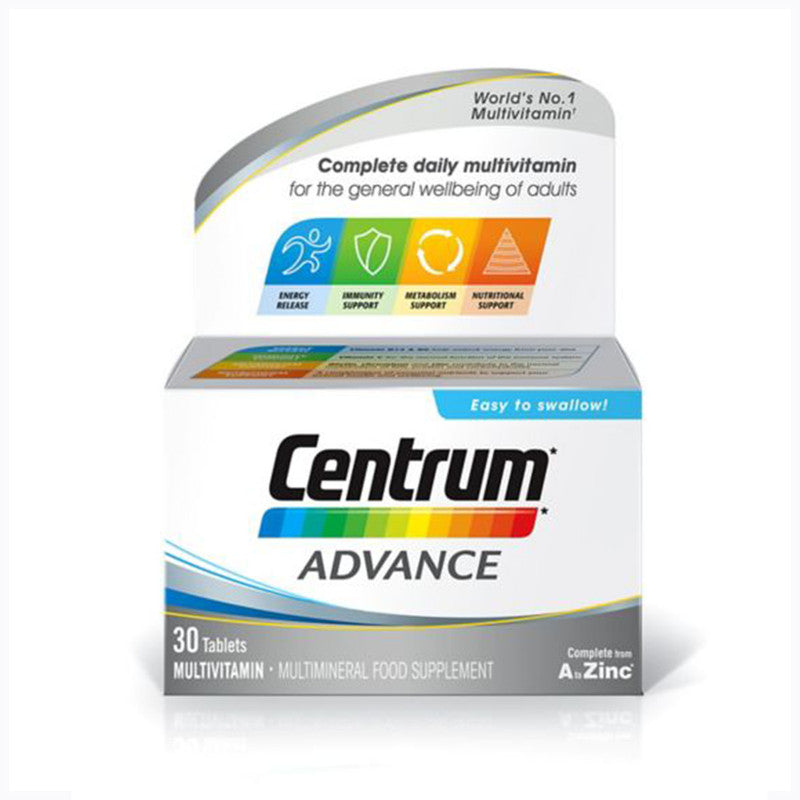 Centrum Advance Multivitamins & Minerals - 30 Tablets