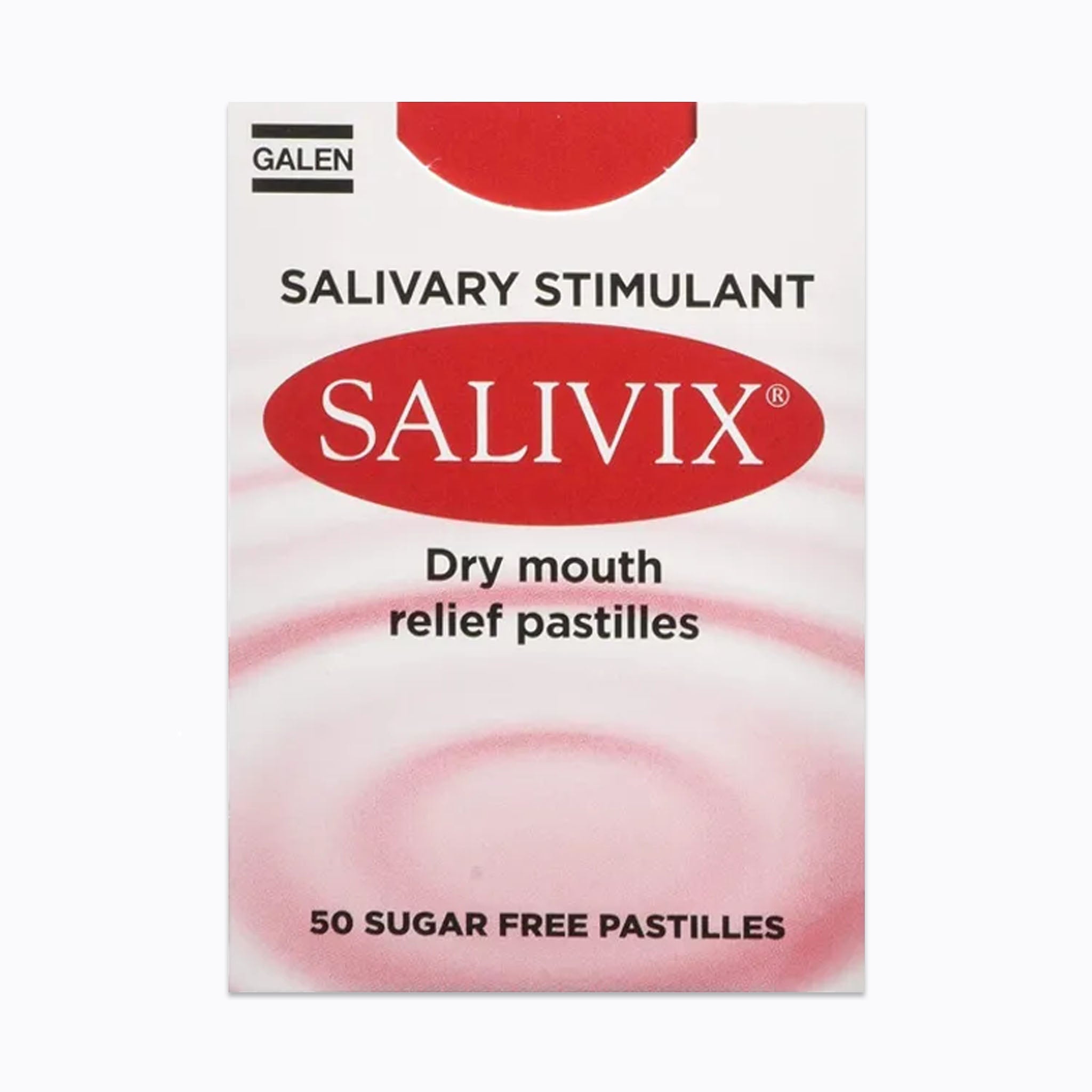 Salivix Pastilles for Dry Mouth 50 Pastilles - Salivary Stimulant - Stimulates Natural Saliva Production - Sugar-Free, Tutti-Frutti Flavour
