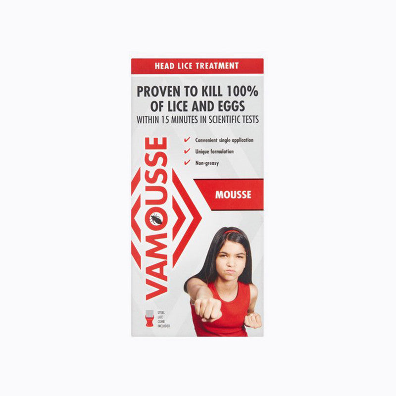 Vamousse Head Lice Treatment Mousse 160ml