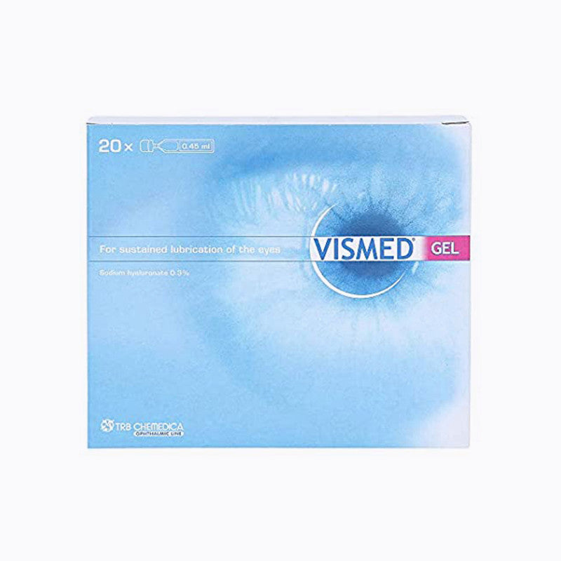 Vismed Lubricant Eye Gel - 20 Vials