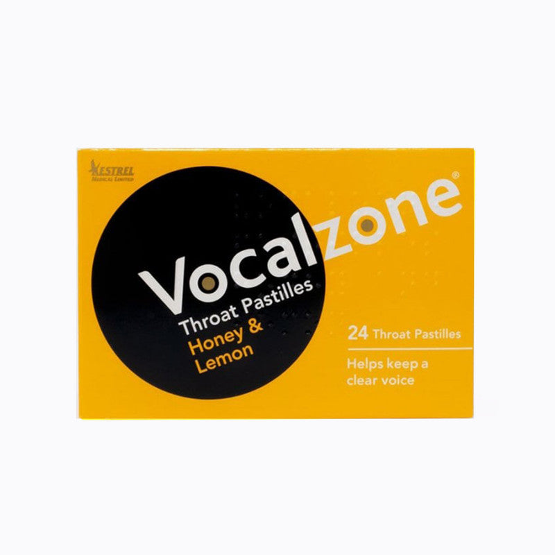 Vocalzone Honey & Lemon Throat Pastille - 24 Pastilles