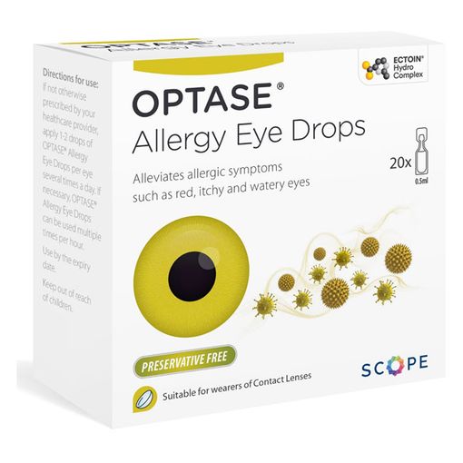 Optase Allergy Eye Drops 20 x 0.5ml (Expiry - 05/2025)