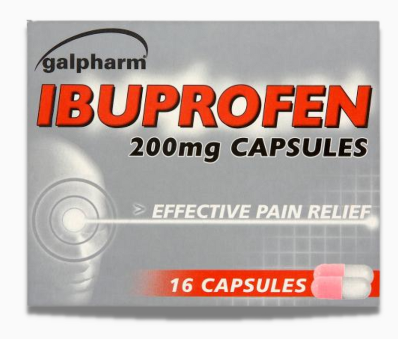 Galpharm Ibuprofen 200mg Capsules 16's