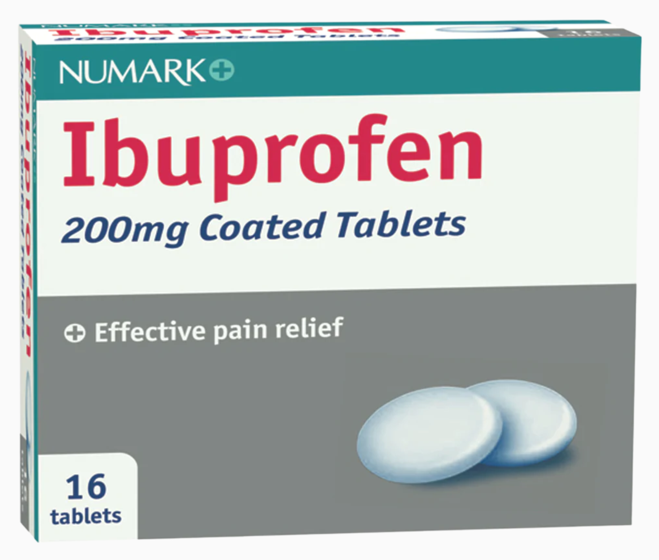 Numark 200mg Ibuprofen Tablets - 16's